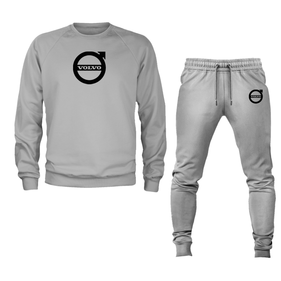 Men’s Volvo Car Crewneck Sweatshirt Joggers Suit