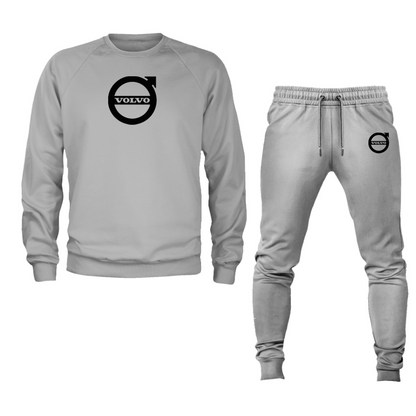 Men’s Volvo Car Crewneck Sweatshirt Joggers Suit