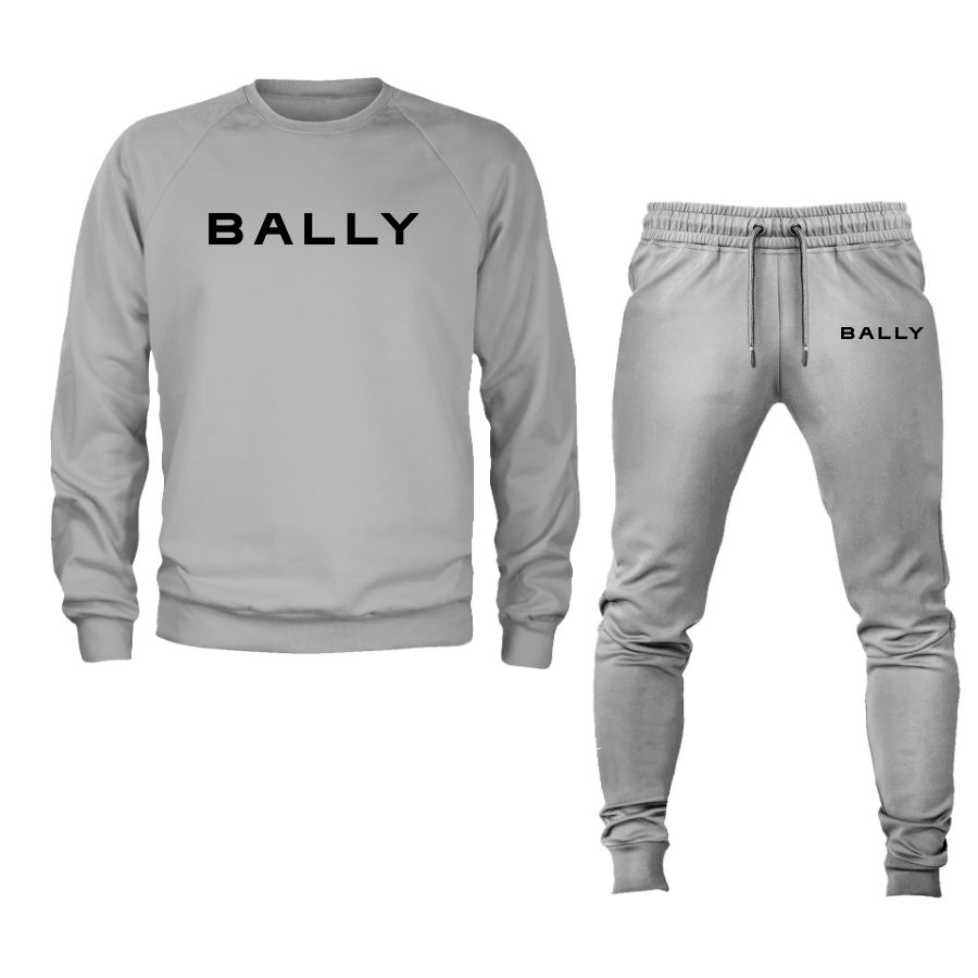 Men's Bally Crewneck Sweatshirt Joggers Suit