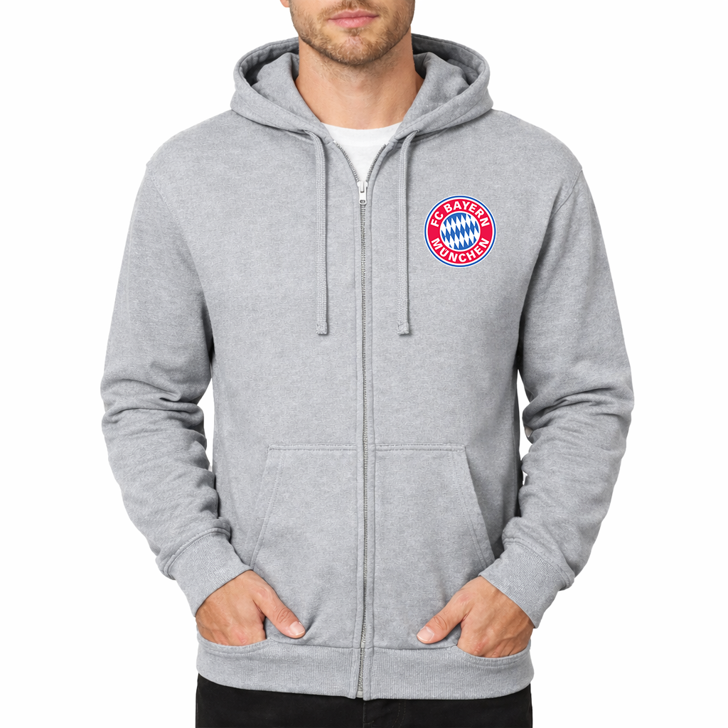 Men's F.C. Bayern Munchen Soccer Zipper Hoodie