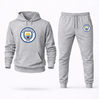 Men's Manchester City Soccer Logo Hoodie Joggers Set