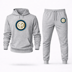 Men's Inter Milan Soccer Logo Hoodie Joggers Set