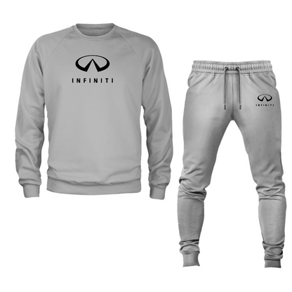 Men’s Infiniti Luxury Car Crewneck Sweatshirt Joggers Suit