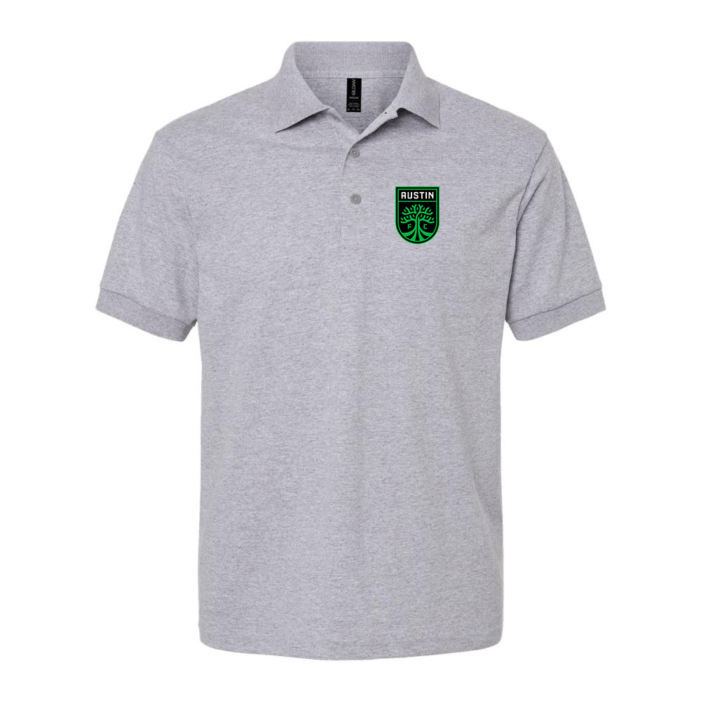 Men's Austin FC Dry Blend Polo