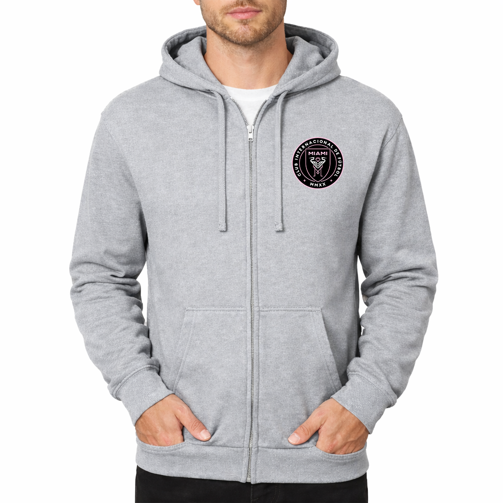 Men's Inter Miami FC Zipper Hoodie