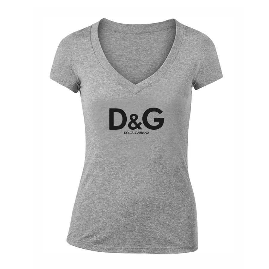 Women's Dolce and Gabbana V-Neck T-Shirt