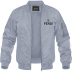 Men's Fendi Lightweight Bomber Jacket Windbreaker Softshell Varsity Jacket Coat