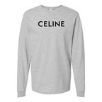 Men's Celine Cotton Long Sleeve T-Shirt