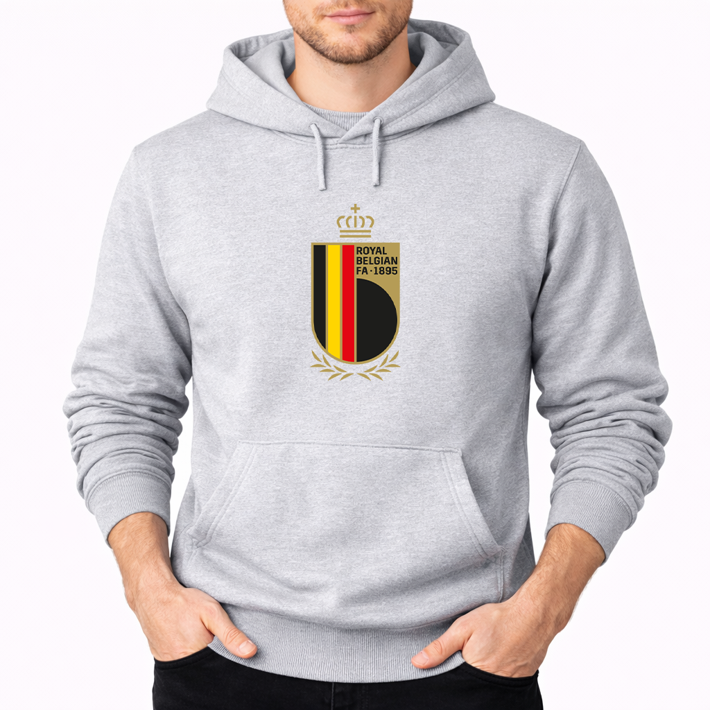 Men's Belgium National Soccer Team Pullover Hoodie