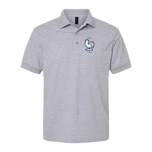 Men's France National Soccer Team Dry Blend Polo