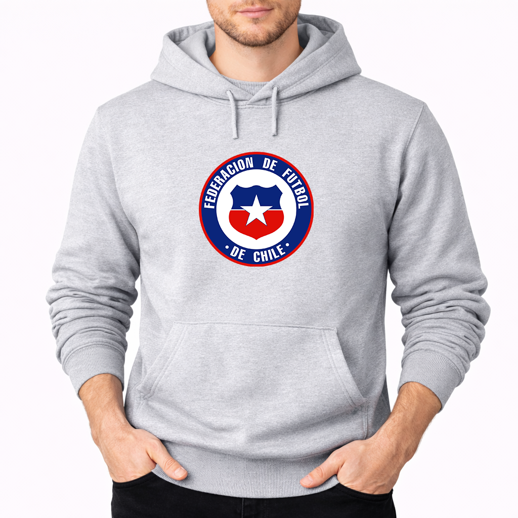Men's Chile National Soccer Team  Pullover Hoodie