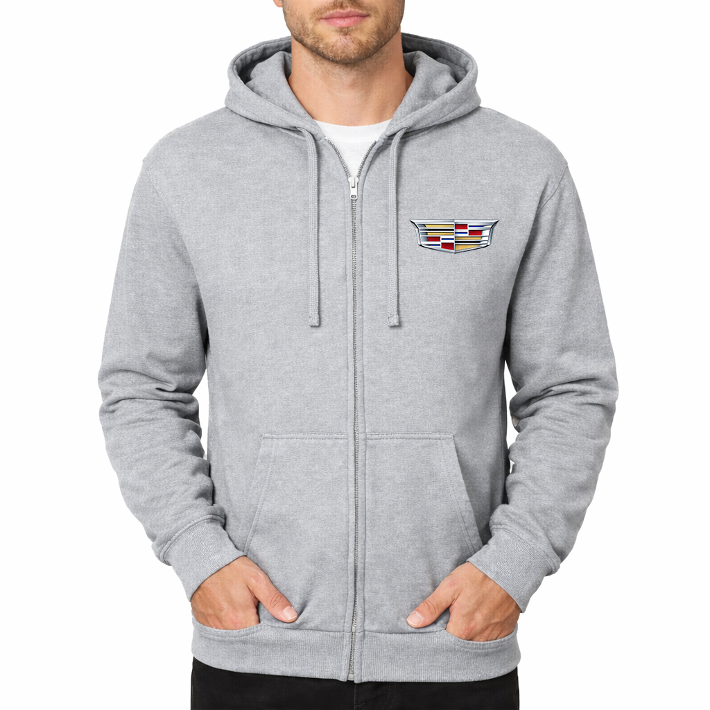Men’s Cadillac Car Zipper Hoodie