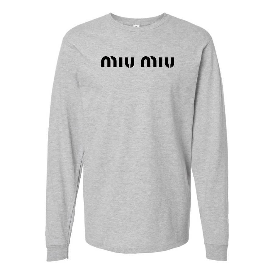 Men's Miu Miu Cotton Long Sleeve T-Shirt