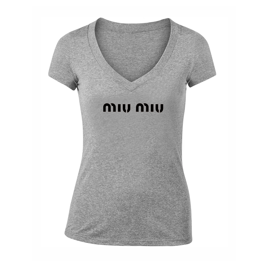 Women's Miu Miu V-Neck T-Shirt
