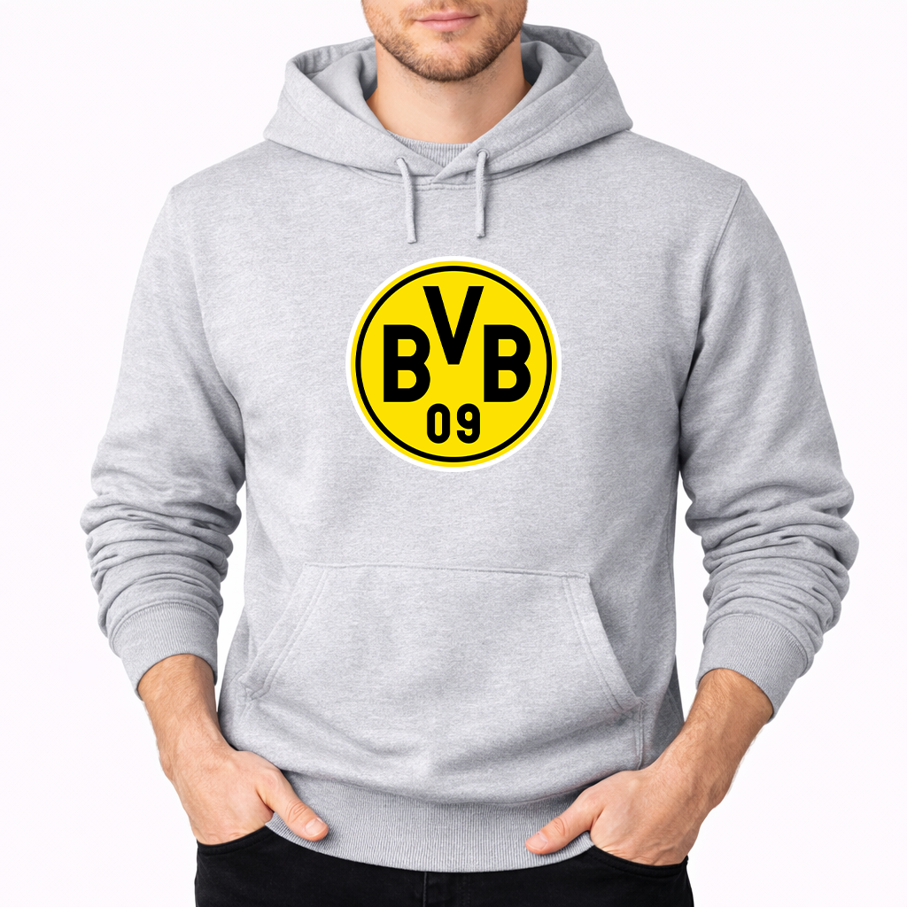 Men's Borussia Dortmund BVB FC Pullover Hoodie
