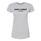 Women's  Saint Laurent Round Neck T-Shirt