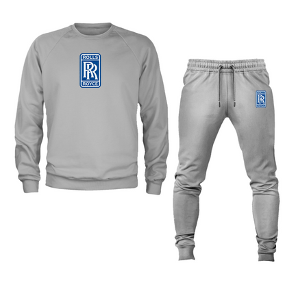 Men’s Rolls Royce Motorsport Car Crewneck Sweatshirt Joggers Suit