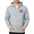 Men's Chile National Soccer Team  Zipper Hoodie