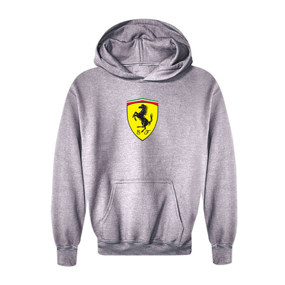 Youth Kids Ferrari Motorsport Car Pullover Hoodie