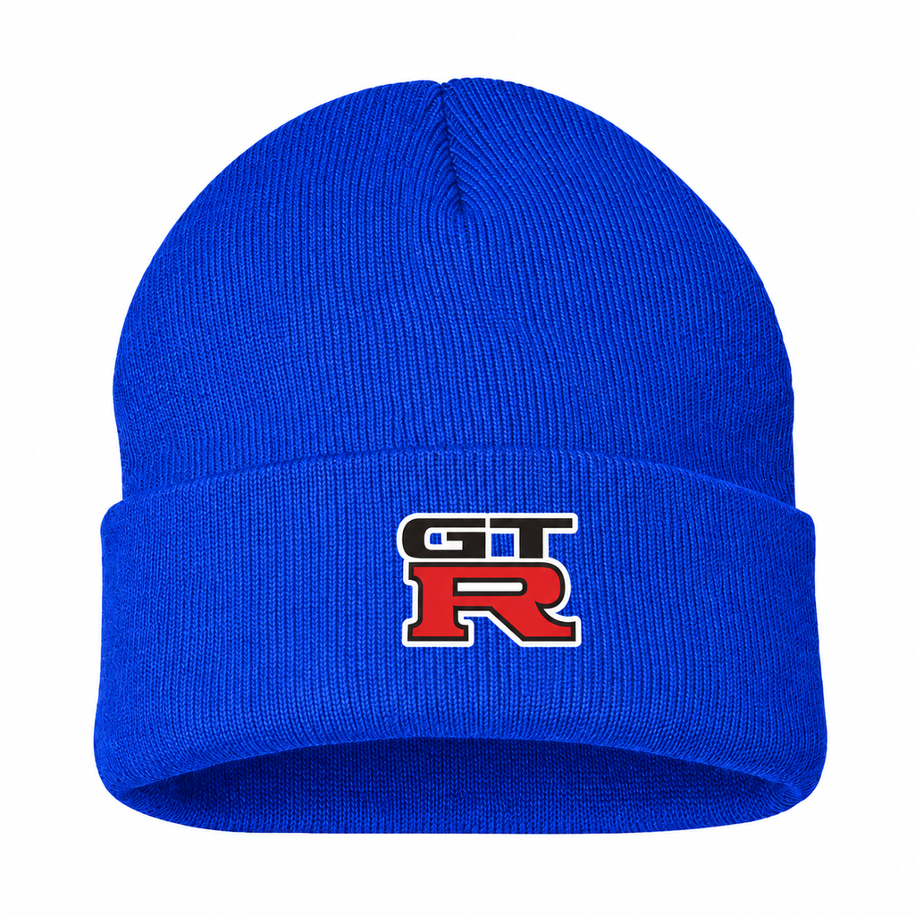 GTR Blue beanie front main