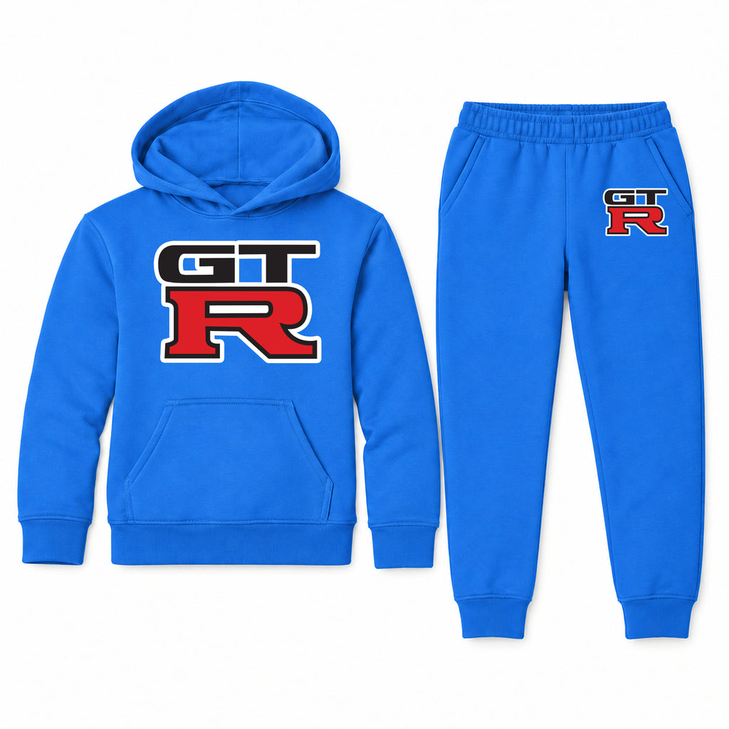GTR youth hoodie jogger set, Blue, Youth Large ages 10–12