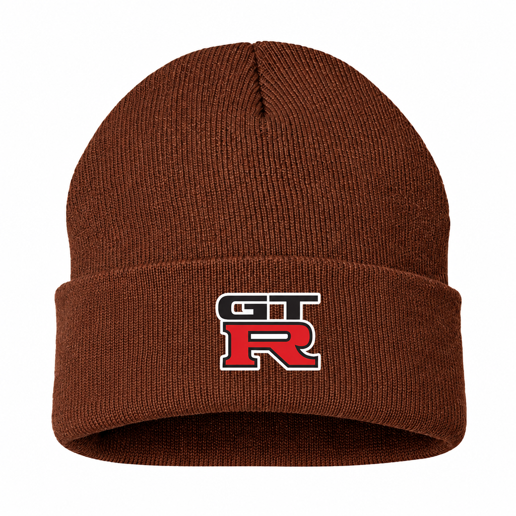 GTR Brown beanie front main