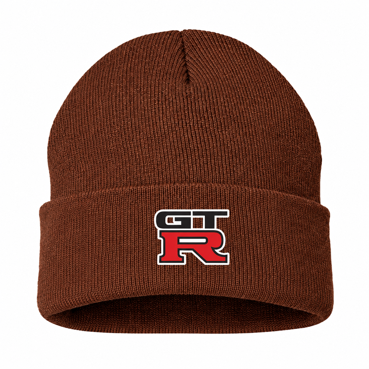 GTR Brown beanie front main
