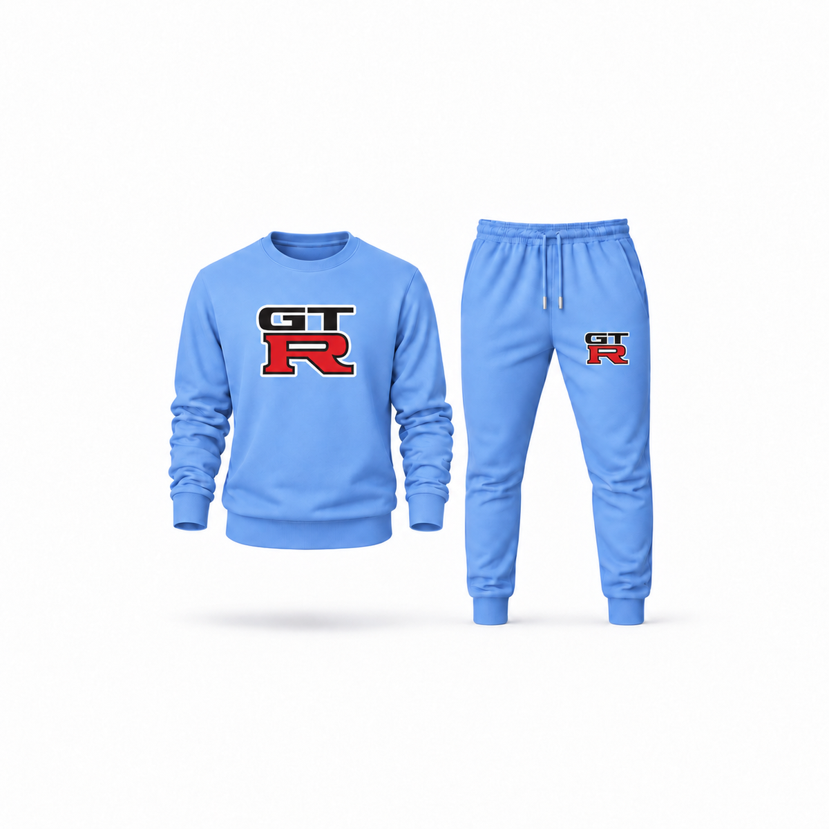 Men's GTR Sweatshirt Joggers Set | Color: Carolina Blue | Main