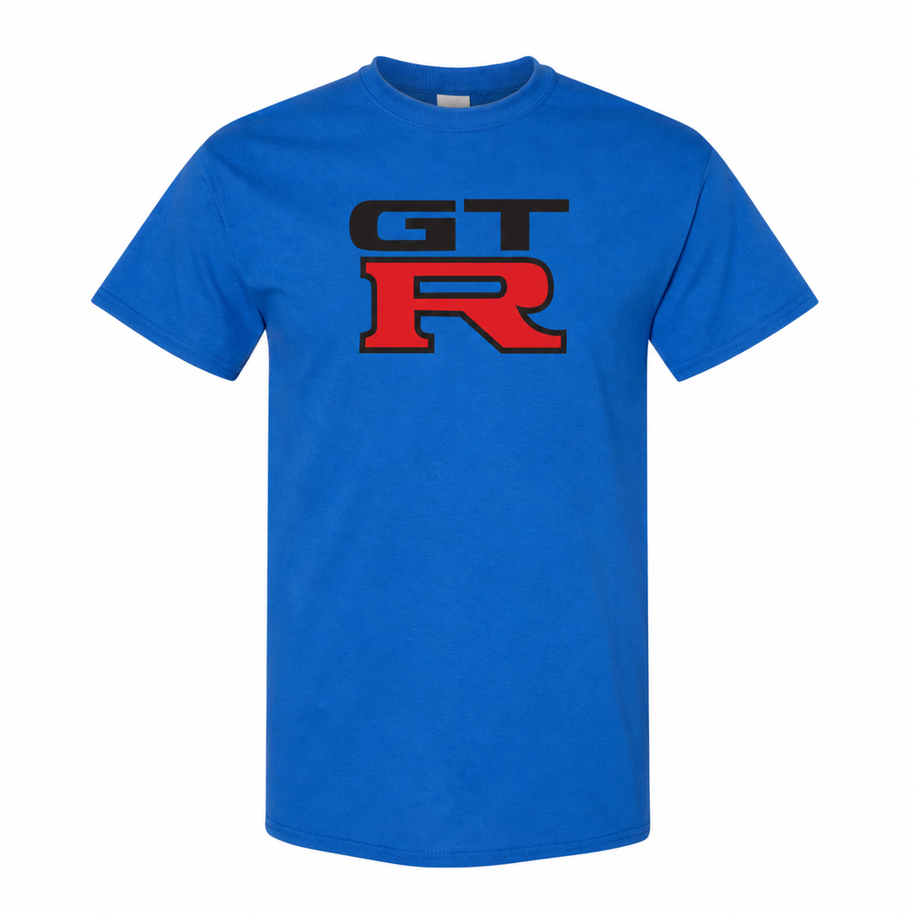 GTR cotton T-shirt Blue front