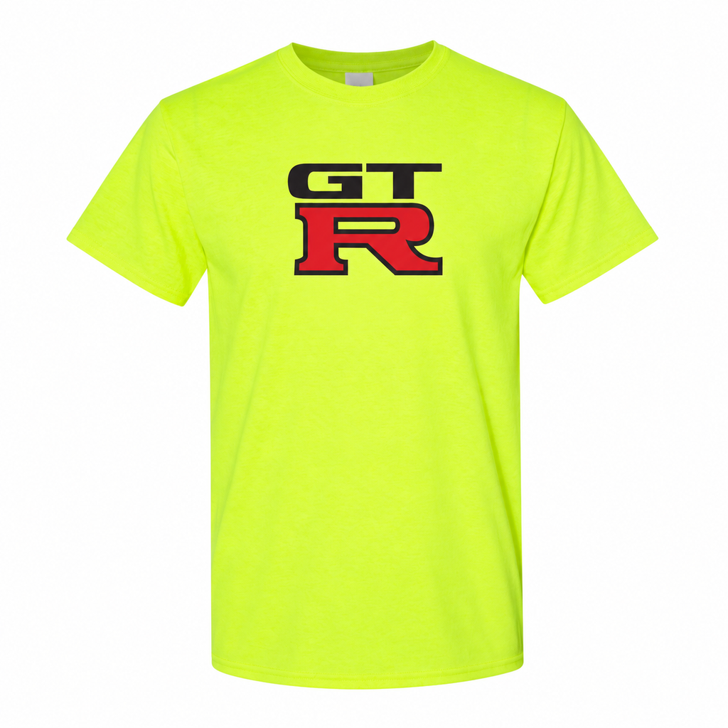 GTR cotton T-shirt Safety Green front