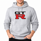 GTR Grey pullover hoodie front