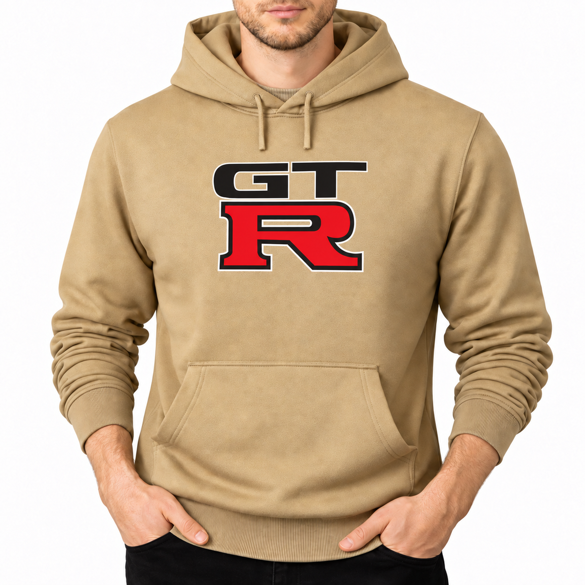 GTR Khaki pullover hoodie front