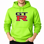 GTR Lime Green pullover hoodie front