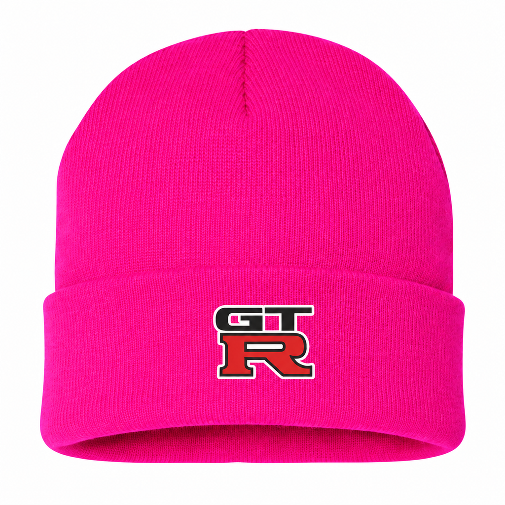 GTR Hot Pink beanie front main