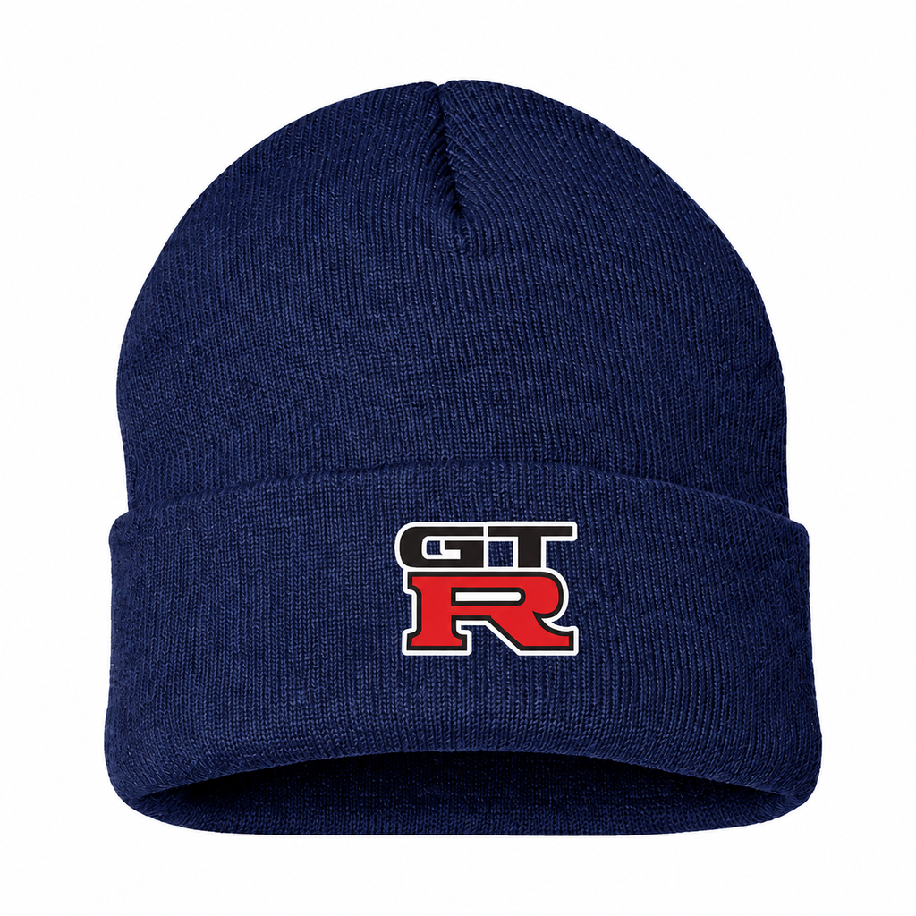 GTR Navy beanie front main