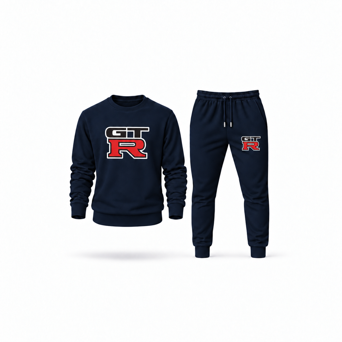 Men's GTR Sweatshirt Joggers Set | Color: Navy | Main