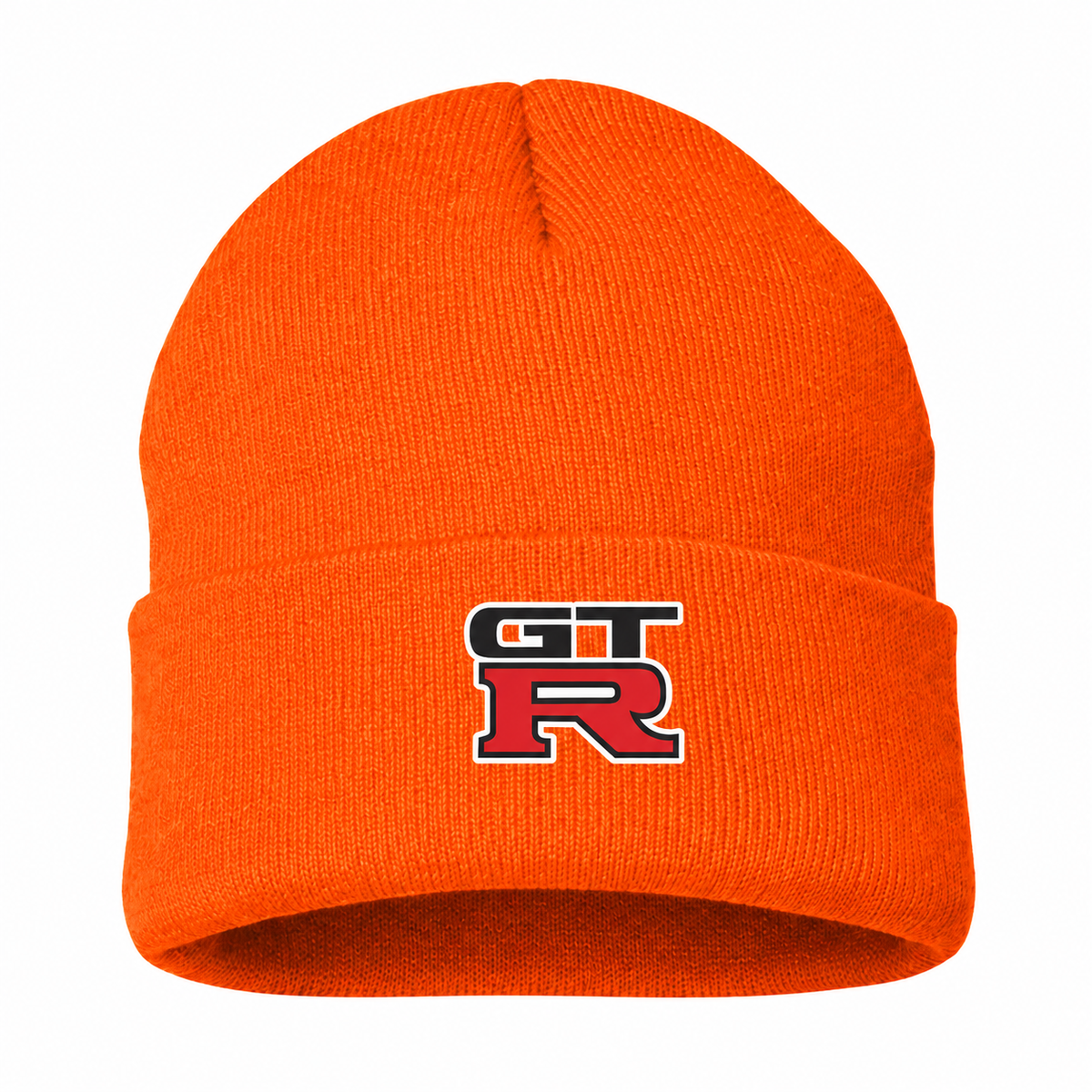 GTR Orange beanie front main