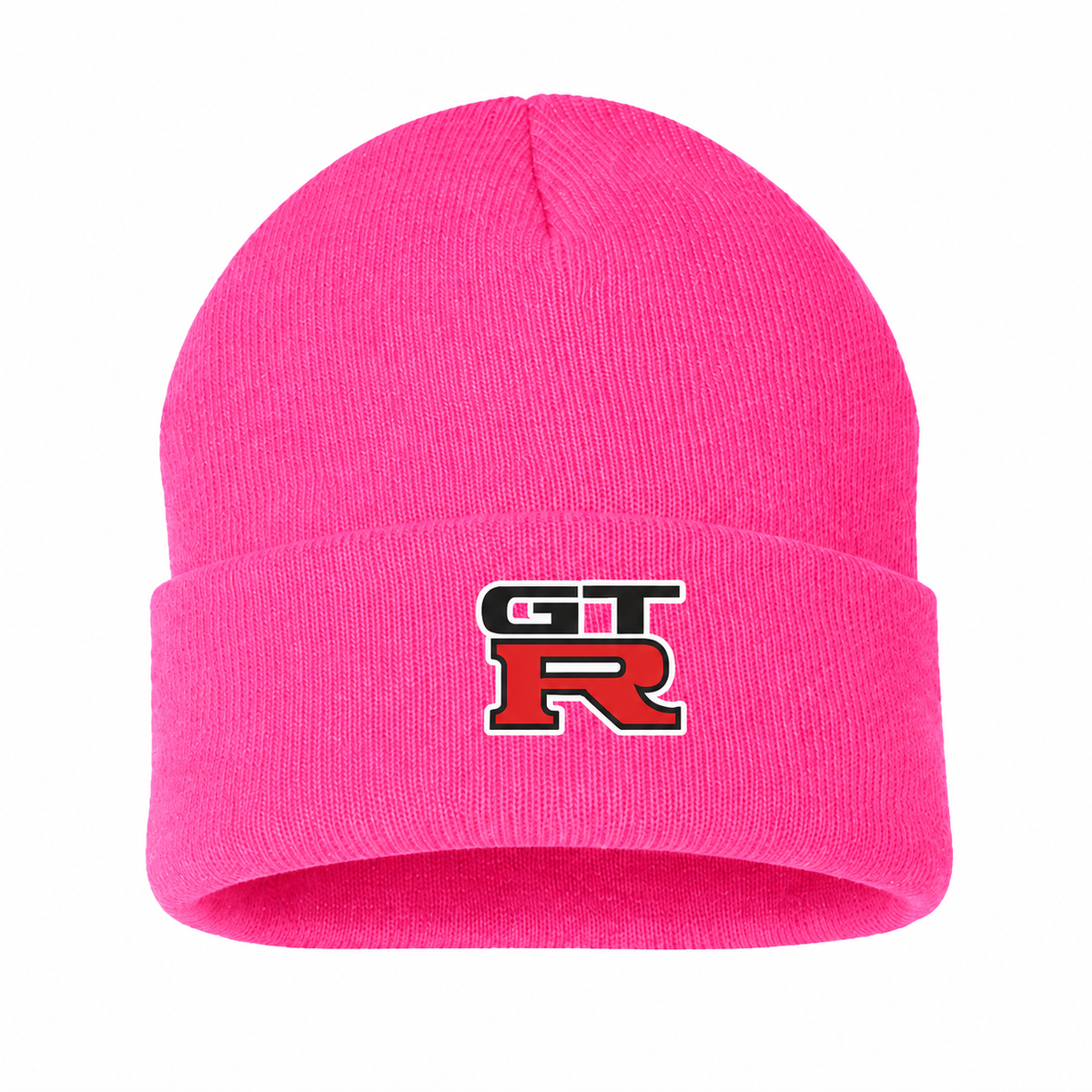 GTR Pink beanie front main