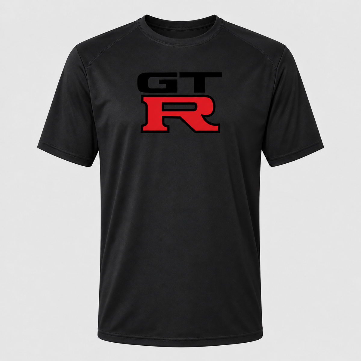 GTR polyester T-shirt — Black — original logo