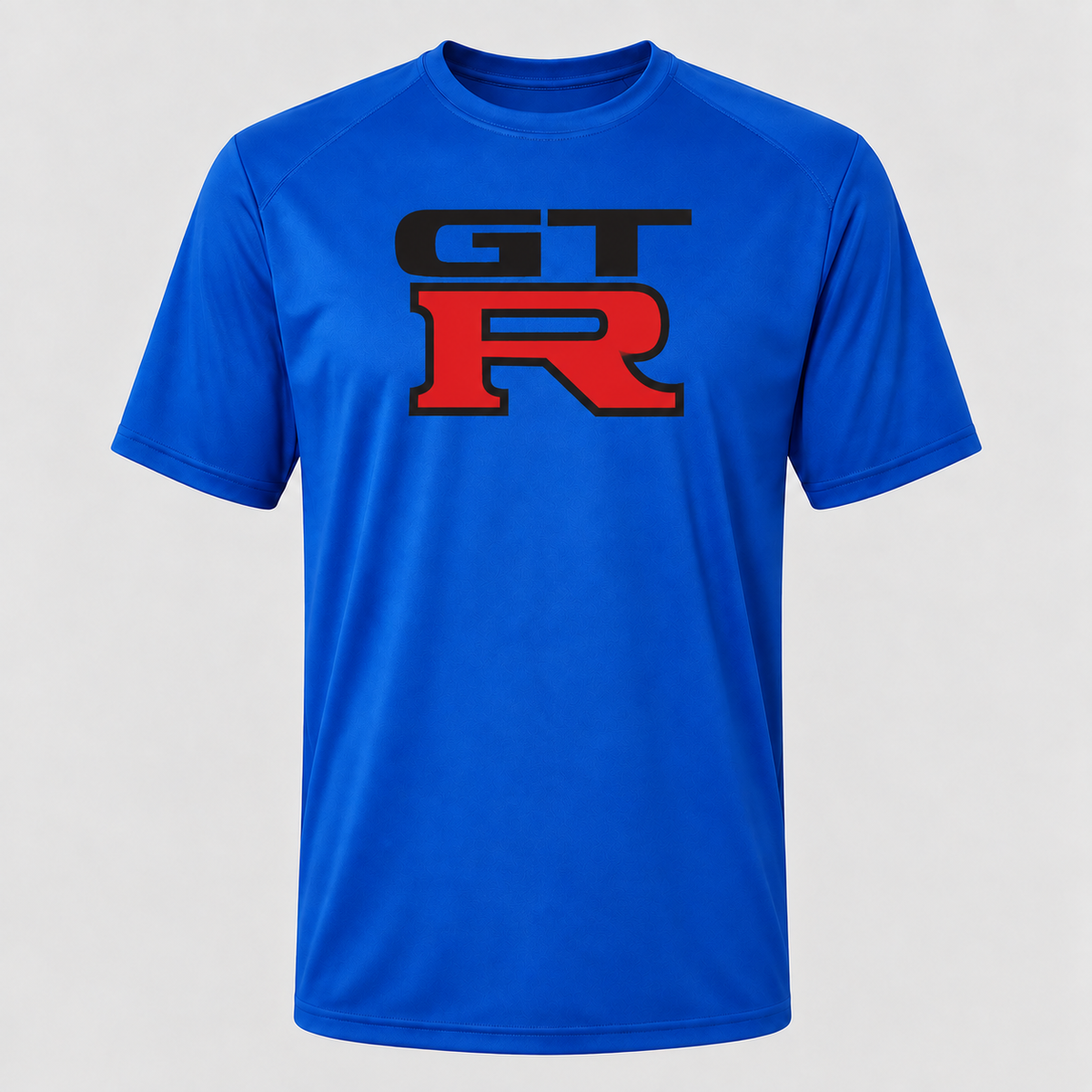 GTR polyester T-shirt — Blue — original logo