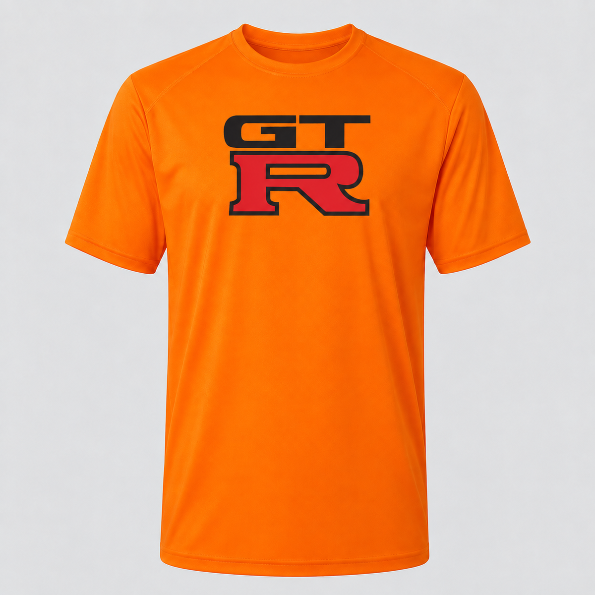 GTR polyester T-shirt — Orange — original logo