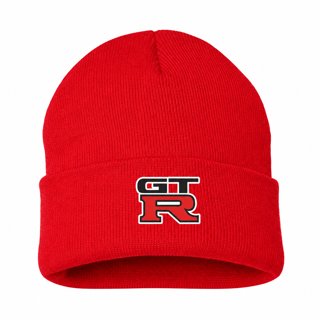 GTR Red beanie front main