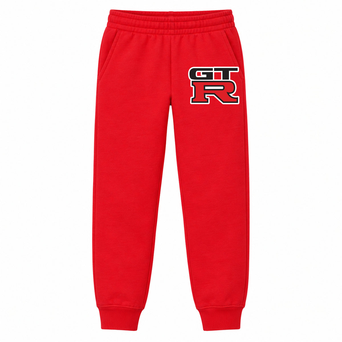 GTR youth jogger sweatpants in Red, Youth Large ages 10–12