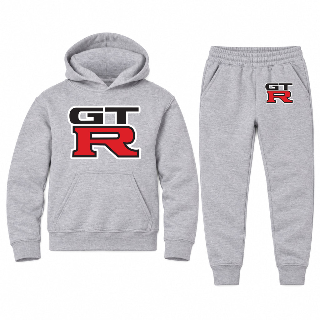 GTR youth hoodie jogger set, Sports Grey, Youth Large ages 10–12
