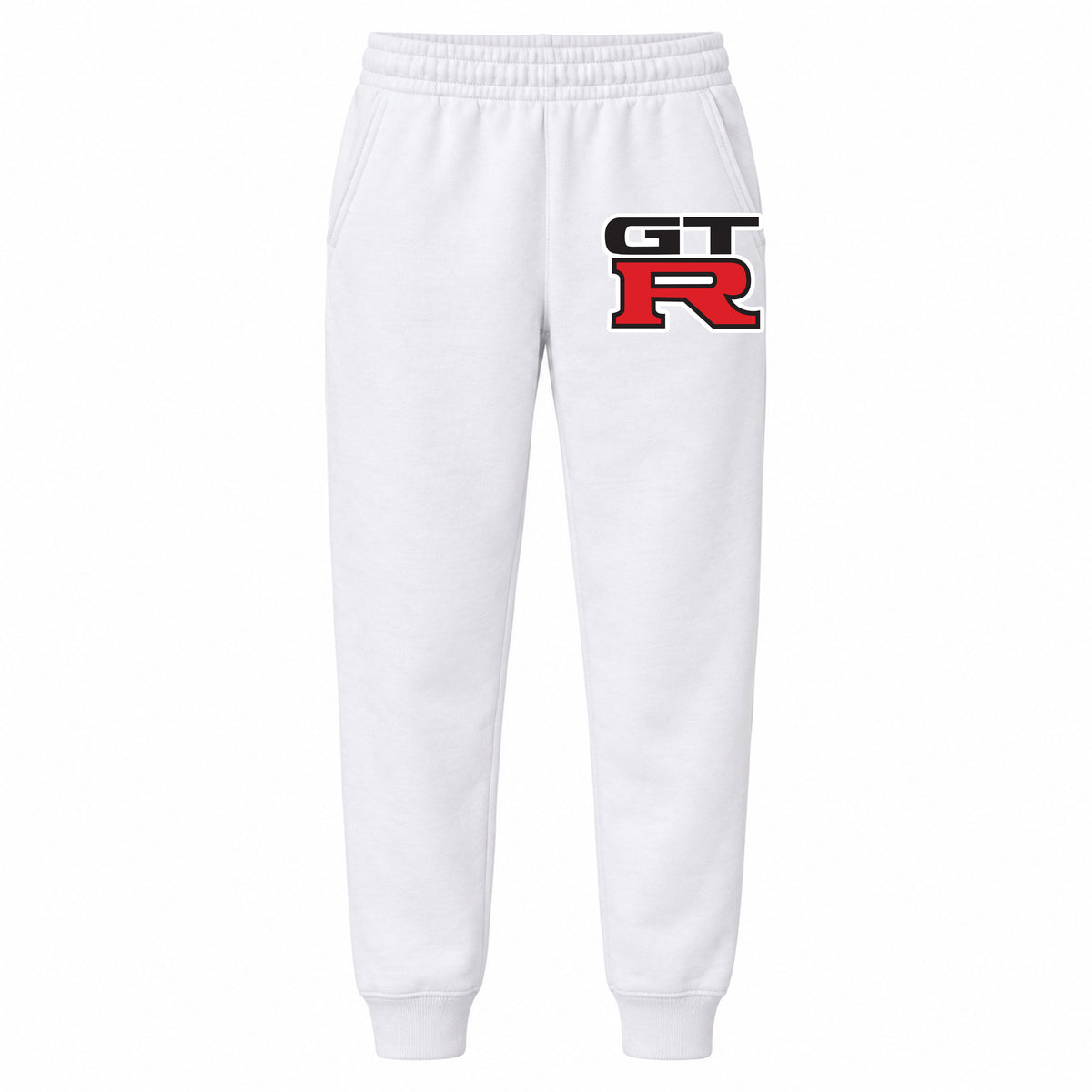 GTR youth jogger sweatpants in White, Youth Large ages 10–12