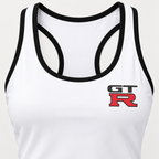 GTR women's tanktop and shorts set Tank detail | Color: White |