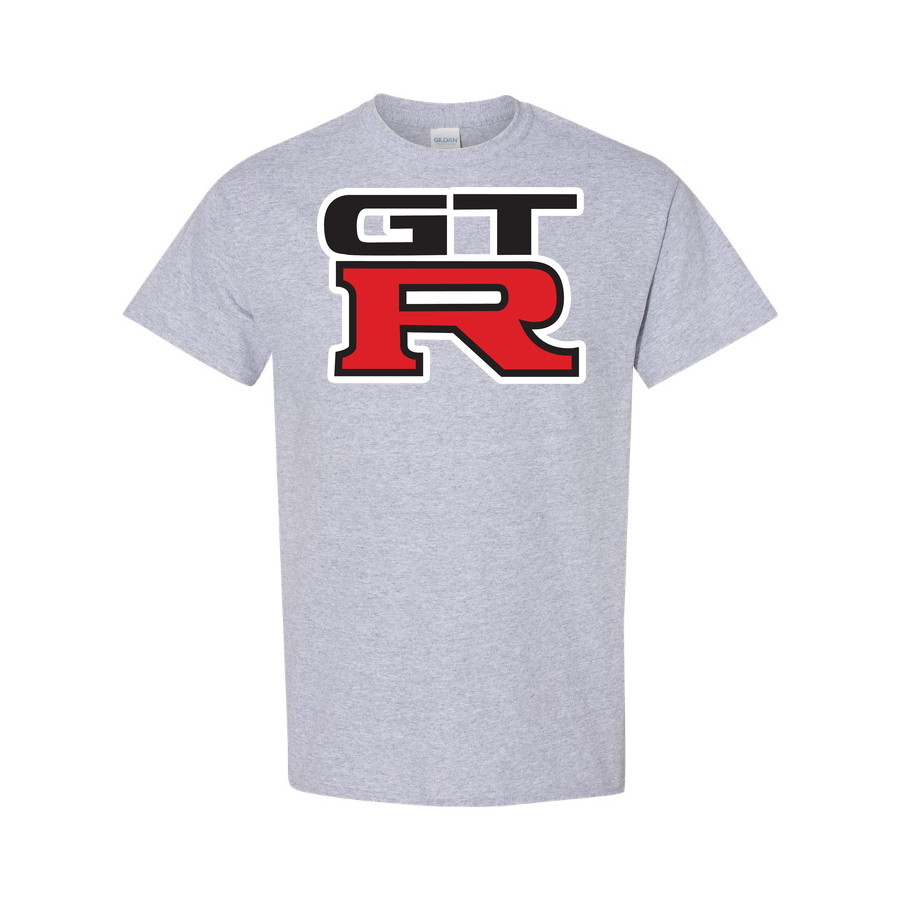 Youth Kids GTR Car Cotton T-Shirt | Color: Grey | Main