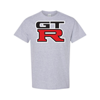 Youth Kids GTR Car Cotton T-Shirt | Color: Grey | Main