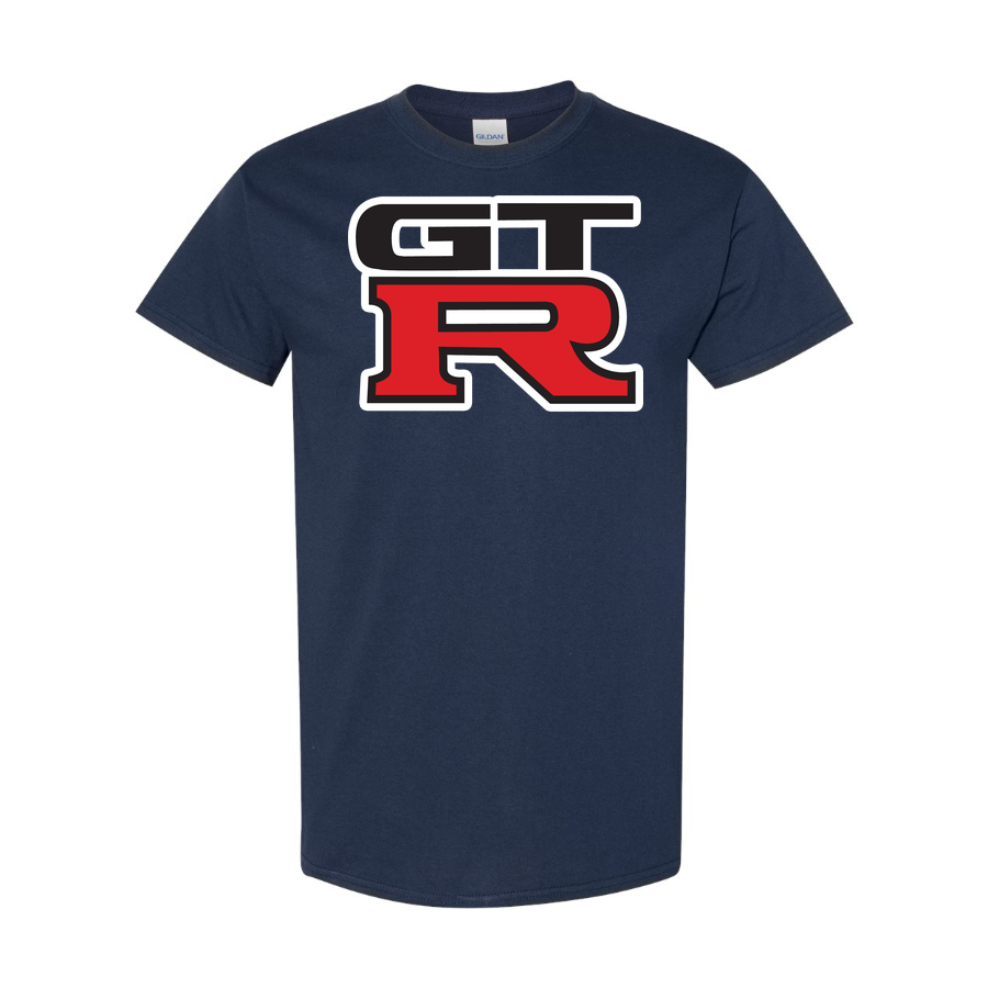 Youth Kids GTR Car Cotton T-Shirt | Color: Navy | Main