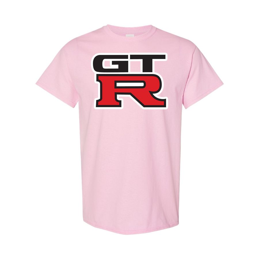 Youth Kids GTR Car Cotton T-Shirt | Color: Pink | Main